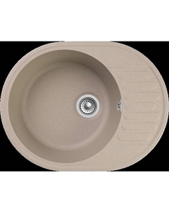 Мойка кухонная GranFest QUARZ GF-Z-58 чаша с крылом 620*480мм песок Granfest
