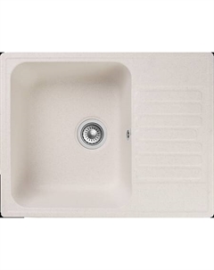 Мойка кухонная GranFest QUARZ GF-Z13 чаша+кр 620*480 (белый) Granfest