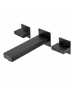 Смеситель ABBER Daheim AF82122B для раковины скрытого монтажа, черный матовый Abber