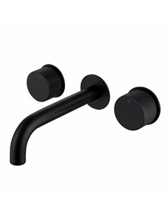 Смеситель ABBER Wasser Kreis AF81122B для раковины скрытого монтажа, черный матовый Abber