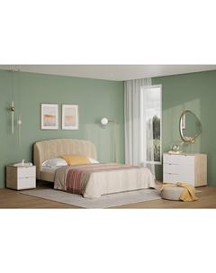 Спальня модульная Монблан-4 Line Milk Диван.ру