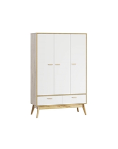 Распашной шкаф Нордик-3 Wood White Диван.ру