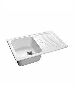 Мойка кухонная GranFest STANDART GF-S-780L чаша с крылом 775*500 мм иней, мрамор Granfest