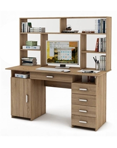 Стол компьютерный Лайт-7Я СН Вмф