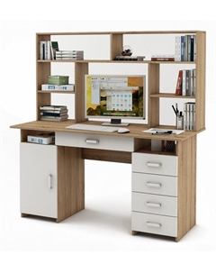 Стол компьютерный Лайт-7Я СН Вмф