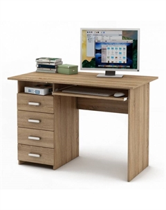 Стол компьютерный Лайт-4К Вмф