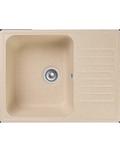 Мойка кухонная GranFest QUARZ GF-Z13 чаша+кр 620*480 (бежевый) Granfest