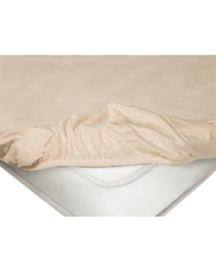 Простыня Трикотажная на резинке в цвете Чайная роза Ecotex