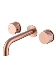 Смеситель ABBER Wasser Kreis AF81122MRG для раковины скрытого монтажа, розовое золото матовое Abber