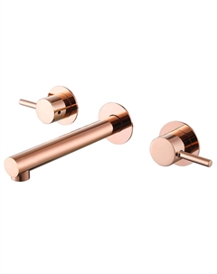 Смеситель ABBER Emotion AF88121RG скрытого монтажа для раковины, розовое золото Abber