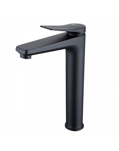 Смеситель Lemark Bronx LM3709BL для умывальника высокий, монолитный, черный