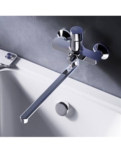 F85A90500 Смеситель для ванны и душа, нажимной TouchReel с длинным изливом Am.pm.