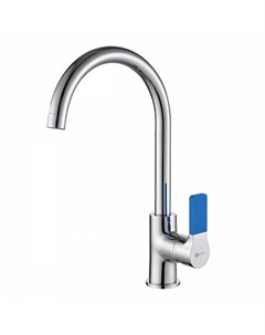 Смеситель Lemark Aura LM0605C для кухни с высоким поворотным изливом, хром