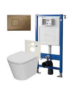 Нов.арт PN48357BB PN45120(нов.PN45122)+Клавиша Афина бронза брашир PN44041BB+Унитаз Виктория PN41061 Point