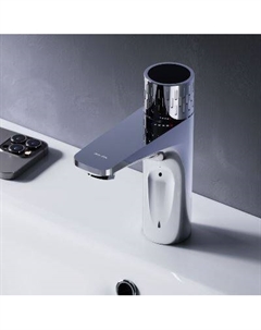 F90A02400 Смеситель для раковины с индикацией температуры Am.pm.