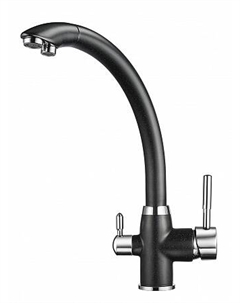 Смеситель Granula GR-2167 черный для кухни