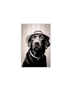 Картина на дереве Лабрадор 40х60 см Дом корлеоне