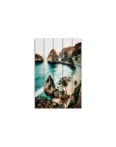 Картина на дереве Бали 40х60 см Дом корлеоне