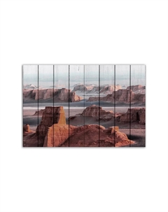 Картина на дереве Иран 80х120 см Дом корлеоне