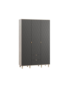 Распашной шкаф Теджонс-3 Diamond Grey Диван.ру