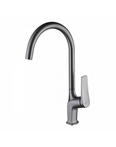 Смеситель Lemark Bronx LM3705GM для кухни, с высоким поворотным изливом, графит
