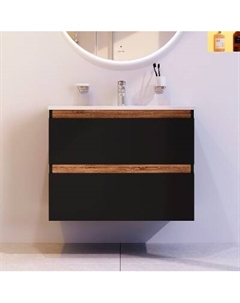 M85AFHX0802BM База под раковину, подвесная, 80 см, цвет: черный матовый X-Joy M85AFHX0802BM Am.pm.