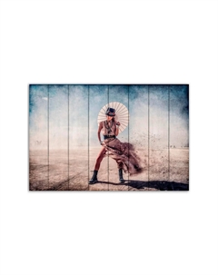 Картина на дереве Ветер перемен 100х150 см Дом корлеоне