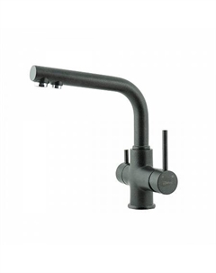 Смеситель Lemark Comfort LM3061PAN для кухни с подключением к фильтру питьевой воды, антрацит