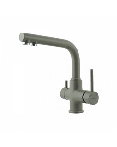 Смеситель Lemark Comfort LM3061PGS для кухни с подключением к фильтру питьевой воды, серый шёлк