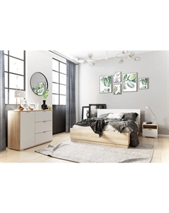 Спальня модульная Стелла-1 Дуб Сонома Диван.ру