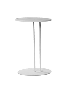 Журнальный столик Stone овальный 015, белый Top concept