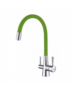 Смеситель Lemark Comfort LM3075C-Green для кухни с подключ. к фильтру с питьевой водой, хром зеленый