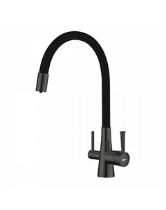 Смеситель Lemark Comfort LM3075GM для кухни с подключением к фильтру с питьевой водой, графит