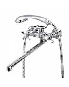 Смеситель Lemark Promotion LM6048C универсальный с плоским повортоным изливом 300мм, хром