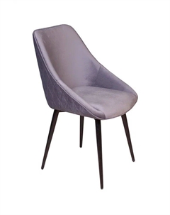 Стул Neo ромб, бархат светло-серый 26/опора конус Top concept