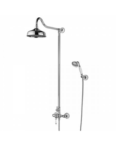Смеситель Lemark Villa LM4860C для душа с верхней душ. лейкой "Тропический дождь" и 1-функц. лейкой