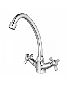 Смеситель Lemark Contour LM7404C для кухни с поворотным изливом, хром