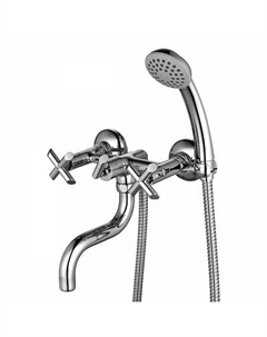 Смеситель Lemark Practica LM7512C для ванны с круглым поворотным изливом 150 мм, хром