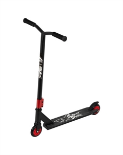 Самокат трюковый SS-83 50,5см 100кг сталь, алюминий, пластик черно-красный Ecos