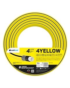 Шланг армированный cадовый 4YELLOW 1" 10м 20Бар Cellfast