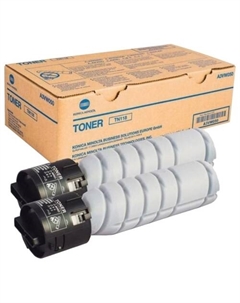 Картридж лазерный Konica Minolta TN-118/A3VW050, черный, 2 шт. шт., 12000 страниц, оригинальный для Konica Minolta bizhub 215/226 Konica minolta
