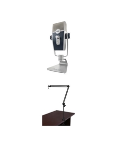 Комплект для вещания AKG Lyra с Мультишаблонным USB-микрофоном и штангой Akg