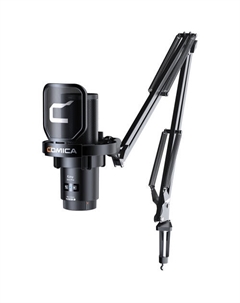 Comica Audio EJoy Uni Pro A Беспроводной Кардиоидный конденсаторный микрофон RGB/USB-C со штангой (черный) Comica audio