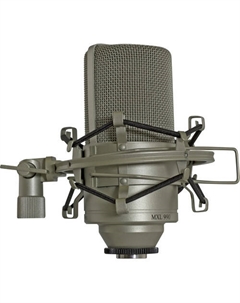 Кардиоидный конденсаторный микрофон MXL 990 с большой диафрагмой (Шампанское) Mxl