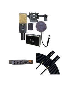 Микрофон AKG C414 XLII и Универсальный Комплект Для записи звука LA-610 Akg