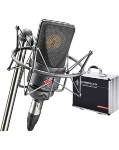 Кардиоидный конденсаторный микрофон Neumann TLM 103 с большой диафрагмой (Монофонический, черный)