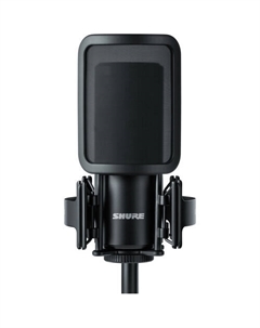 Комплект Кардиоидных Конденсаторных микрофонов Shure SM4 с Большой диафрагмой и Амортизатором