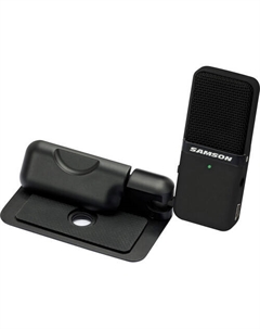 USB-микрофон Samson Go Mic для компьютеров Mac и Windows (Титановый черный)