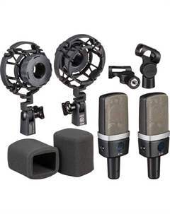 Кардиоидный конденсаторный микрофон AKG C214MP с большой диафрагмой (подобранная пара) Akg