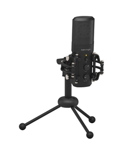 Кардиоидный Конденсаторный USB-микрофон Премиум-класса Behringer BU200 с Подставкой